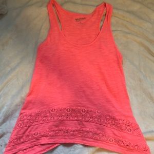 Bright coral tank top